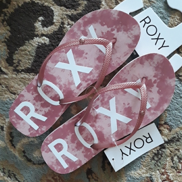 7x*Host Pick*Roxy adorable flip flop sandals - Picture 3 of 16